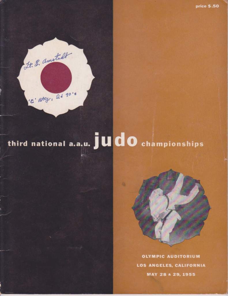 1955 National A.A.U. Judo Championships Program
